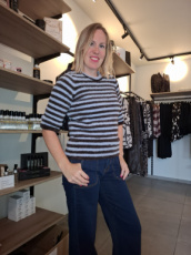 cowoman pull brown/blue